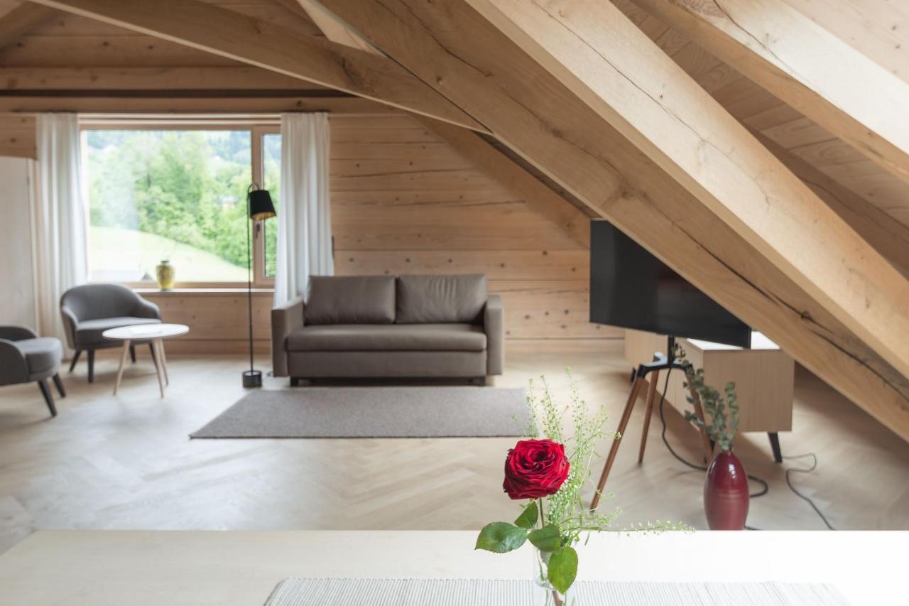 Apartmán Haus Hof 30 Schwarzenberg im Bregenzerwald Exteriér fotografie